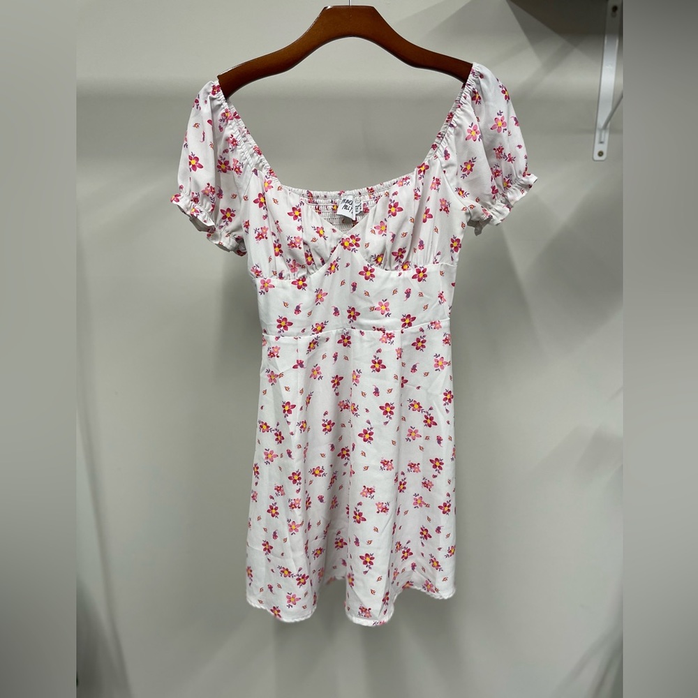 Princess Polly White Flower Dress